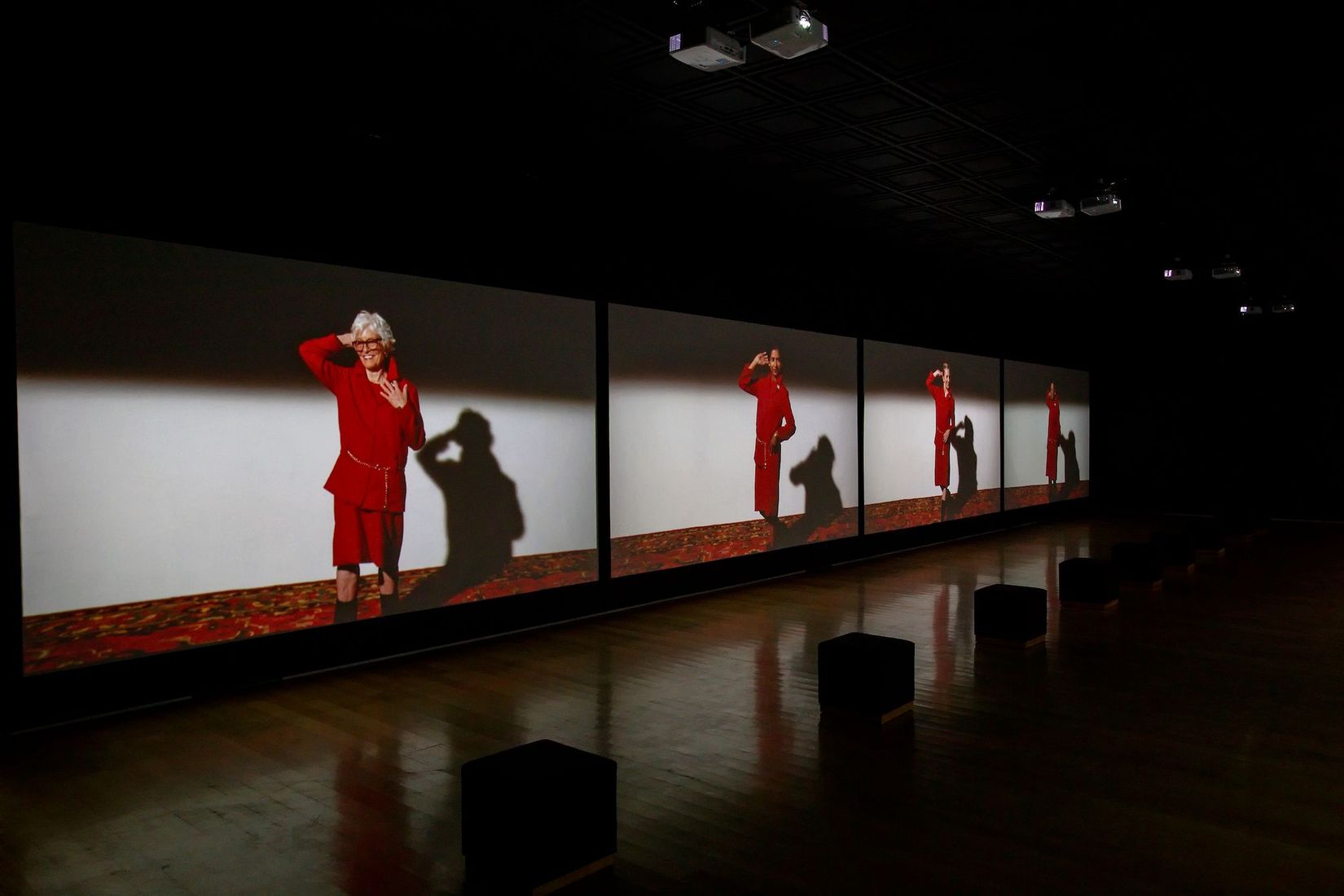 View of an exhibition at The Gund Gallery